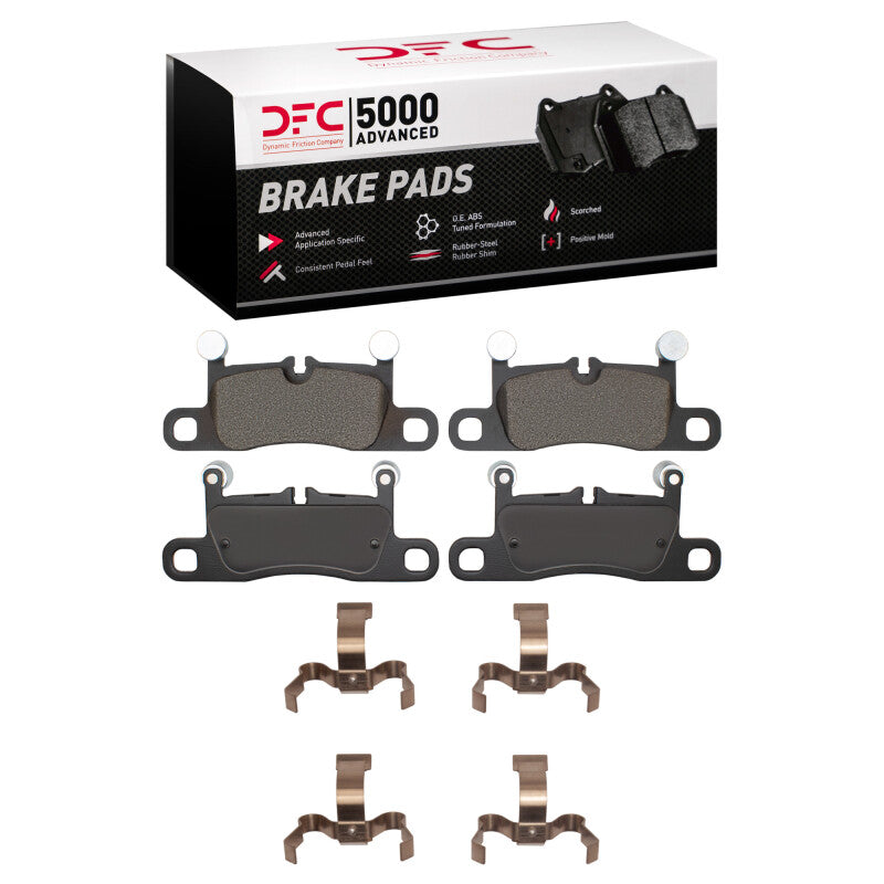 DFC 20-25 Audi S e-Tron GT Rear 5000 Advanced Low Metallic Brake Pads and Hardware Kit