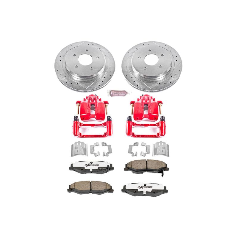 PowerStop Power Stop 04-09 Cadillac XLR Rear Z26 Street Warrior Brake Kit w/Calipers