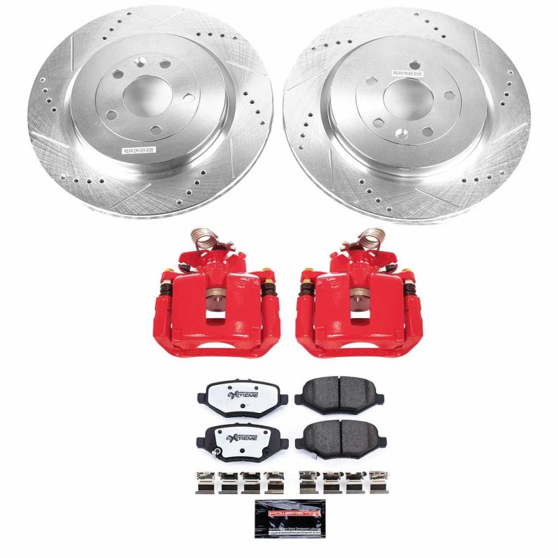 PowerStop Power Stop 13-19 Ford Explorer Rear Z36 Truck & Tow Brake Kit w/Calipers