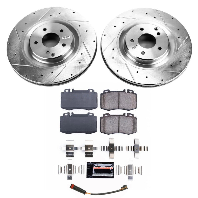 PowerStop Power Stop 07-10 Mercedes-Benz SLK55 AMG Front Z23 Evolution Brake Kit