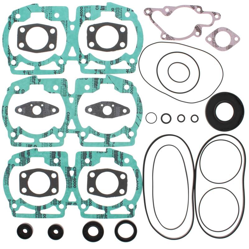 Vertex Pistons Vertex Gaskets 1995 Ski-Doo Formula MX Z 454 Complete Gasket Kit w/ Oil Seals