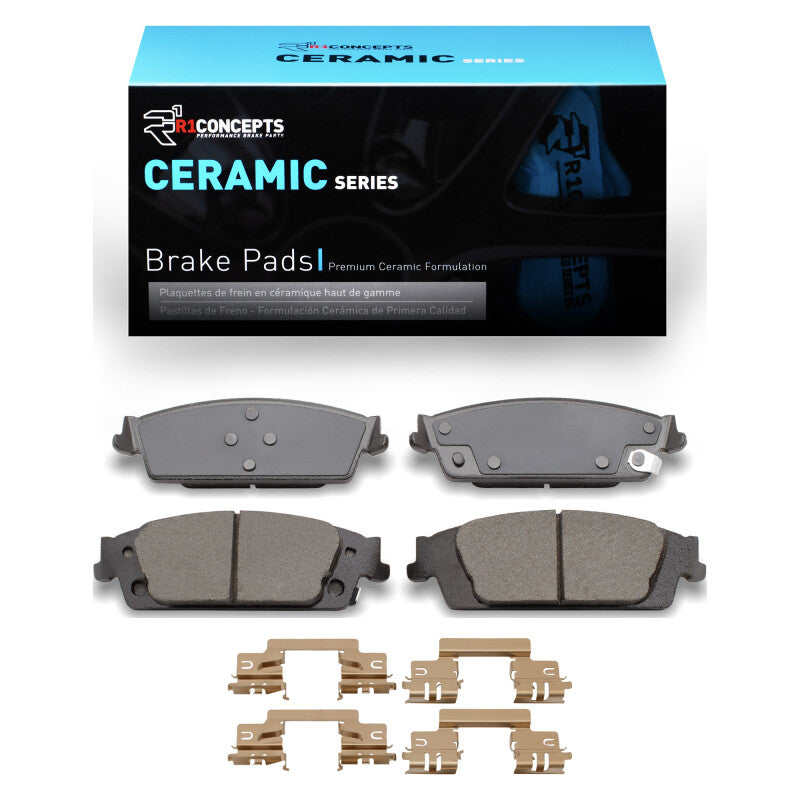 R1 Concepts R1 2007-2020 Cadillac Escalade Rear R1 Ceramic Pads & Hardware Kit