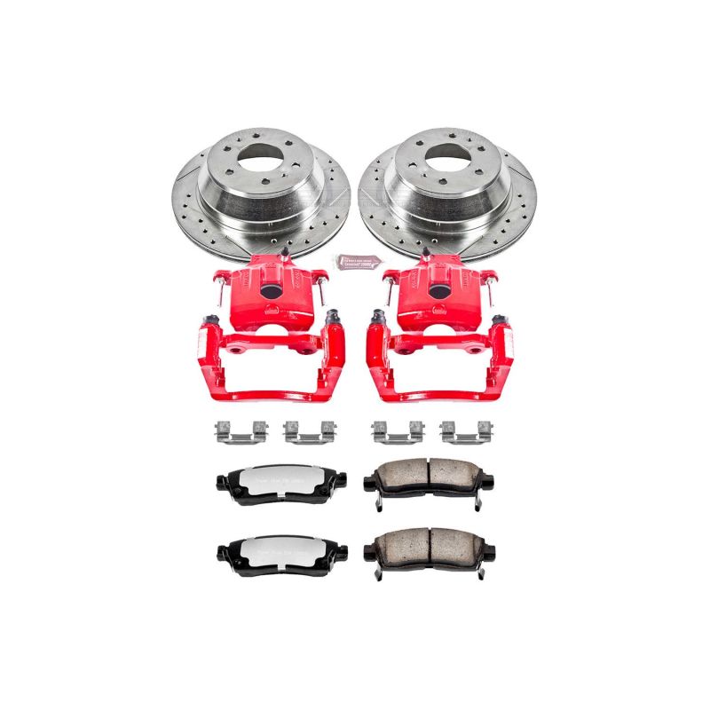 PowerStop Power Stop 04-07 Buick Rainier Rear Z36 Truck & Tow Brake Kit w/Calipers