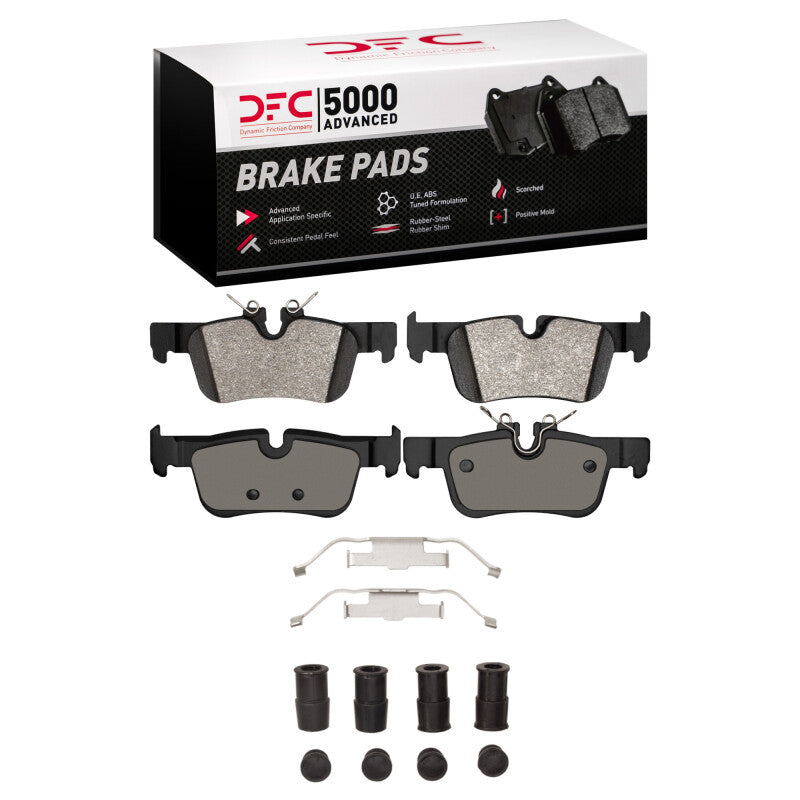 DFC 14-25 BMW i3 Rear 5000 Advanced Low Metallic Brake Pads and Hardware Kit