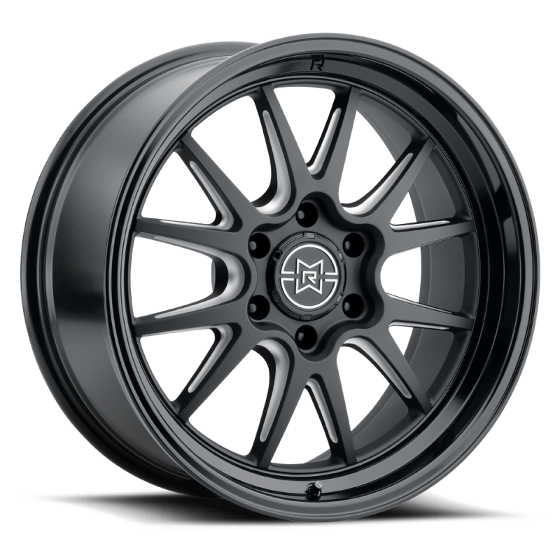 Raised Wheels Method Raised MR802 20x9 / 6x5.5 BP / -12mm Offset / 106.25mm Bore - Double Black Milled Wheel