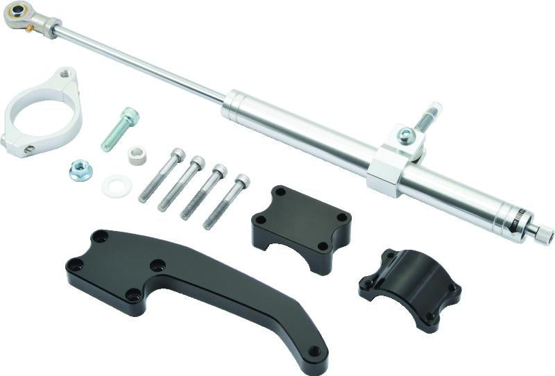 TwinPower Twin Power 17-Up FLH FLT Models Satin Finish Steering Damper Kit