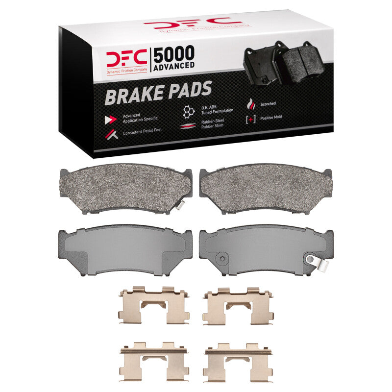 DFC 91-04 Geo Tracker Front 5000 Advanced Semi Metallic Brake Pads and Hardware Kit