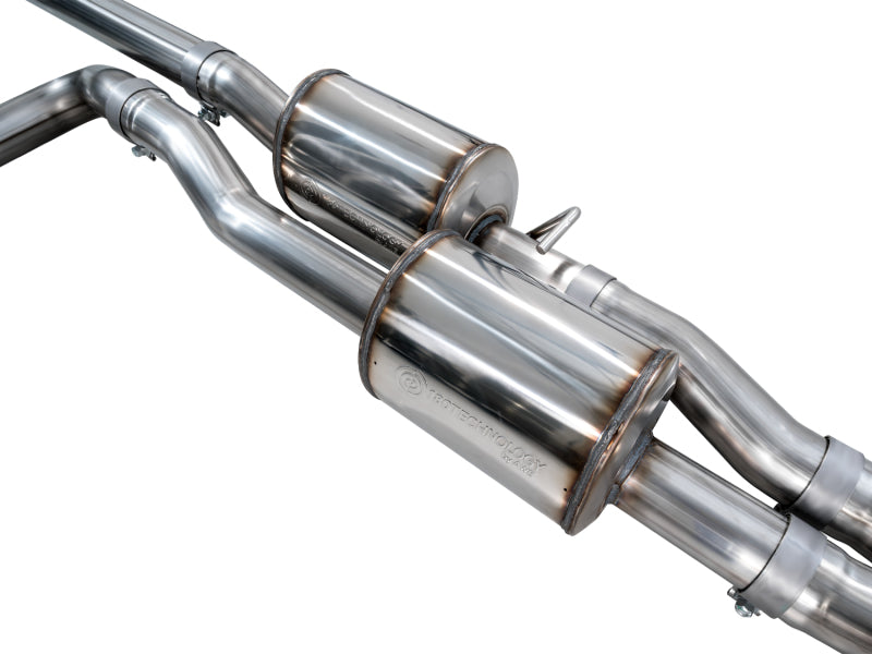 AWE Tuning 2025+ RAM 1500 RHO 3.0 I6 TT 0FG Dual Rear Exit Cat-Back Exhaust - Diamond Black Tips