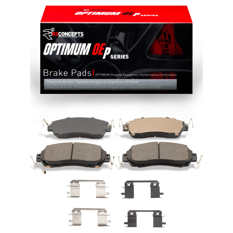 R1 Concepts R1 23-25 Honda CR-V Front Optimum OE Pads & Hardware Kit