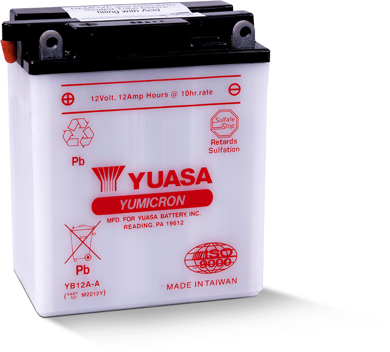 Yuasa Battery Yuasa YB12A-A Yumicron 12-Volt Battery
