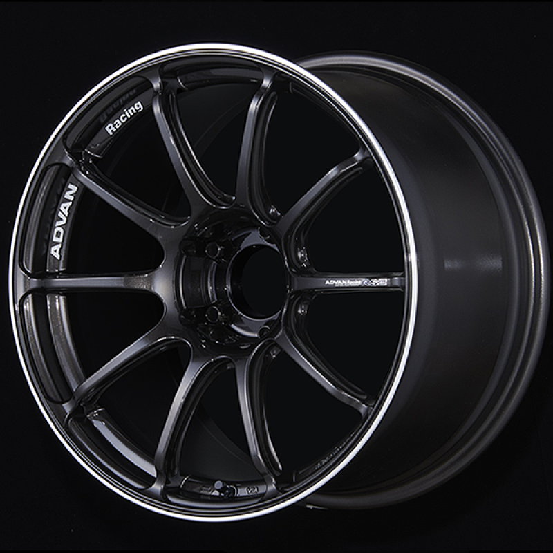 Advan RSIII 18x10.5 / +15 Offset / 5x114.3 / 73mm Bore / Black Gunmetallic and Ring