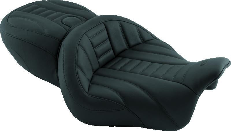 Mustang Motorcycle Mustang 15-21 Harley Freewheeler Super Touring Deluxe 1PC Seat - Black
