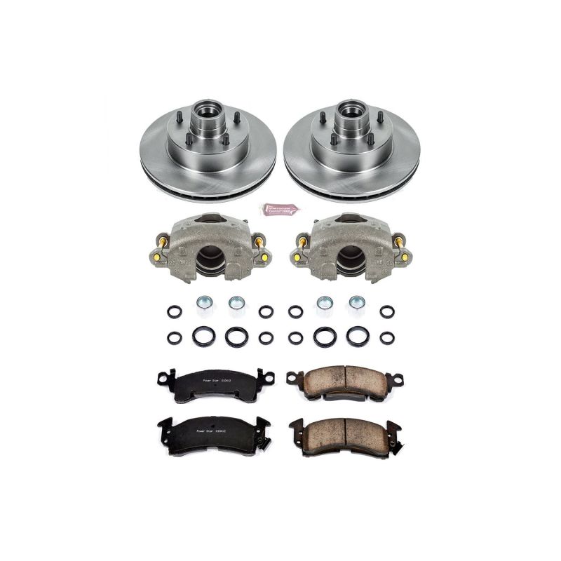 PowerStop Power Stop 91-92 Oldsmobile Custom Cruiser Front Autospecialty Kit w/Cals
