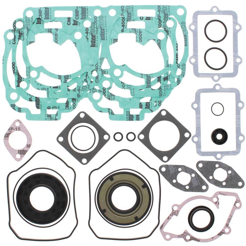 Vertex Pistons Vertex Gaskets 2002 Ski-Doo Grand Touring 800 Complete Gasket Kit w/ Oil Seals