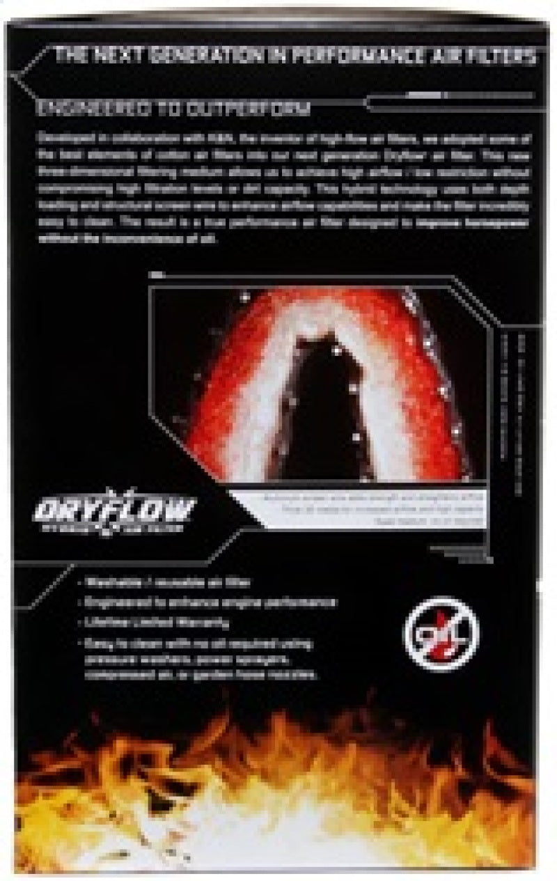 AEM Induction AEM 2-3/4in x 6-7/8in Oval Dryflow Air Filter