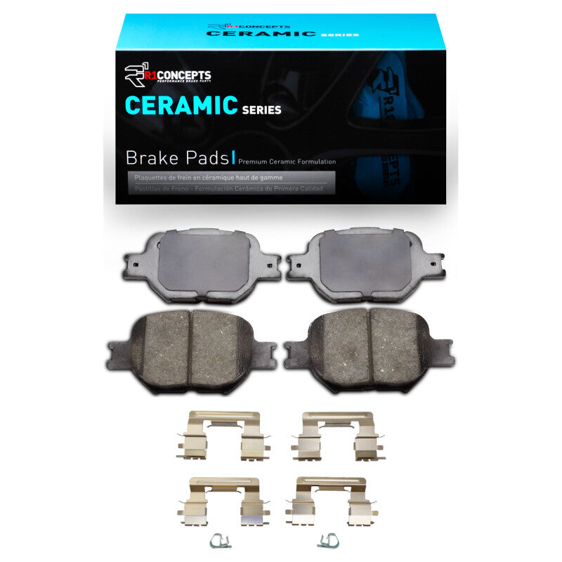 R1 Concepts R1 2000-2010 Scion TC Front R1 Ceramic Pads & Hardware Kit