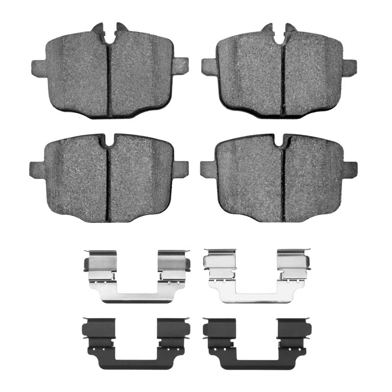 R1 Concepts R1 11-19 BMW M5 Rear Euro Ceramic Brake Pads & Hardware Kit
