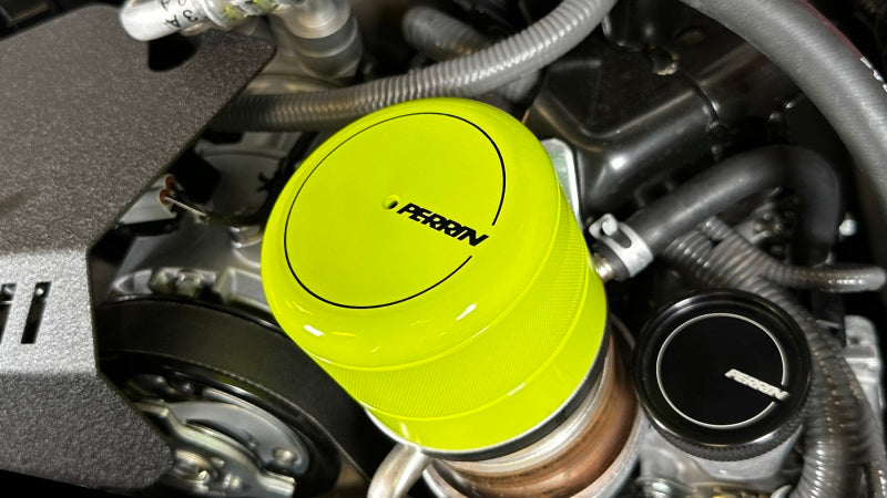 Perrin Performance PERRIN 15-26 Subaru WRX & 13-26 BRZ/FR-S/86/GR86 Oil Filter Cover - Neon Yellow