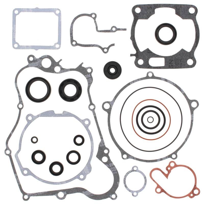 Vertex Pistons Vertex Gaskets 90-91 Yamaha YZ125 Complete Gasket Kit w/ Oil Seals