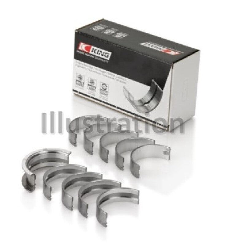 King Engine Bearings King 91-04 Nissan 146CI/2.4L KA24DE L4/89-97 146CI/2.4L KA24E L4 Main Bearing Set - Size +0.25mm