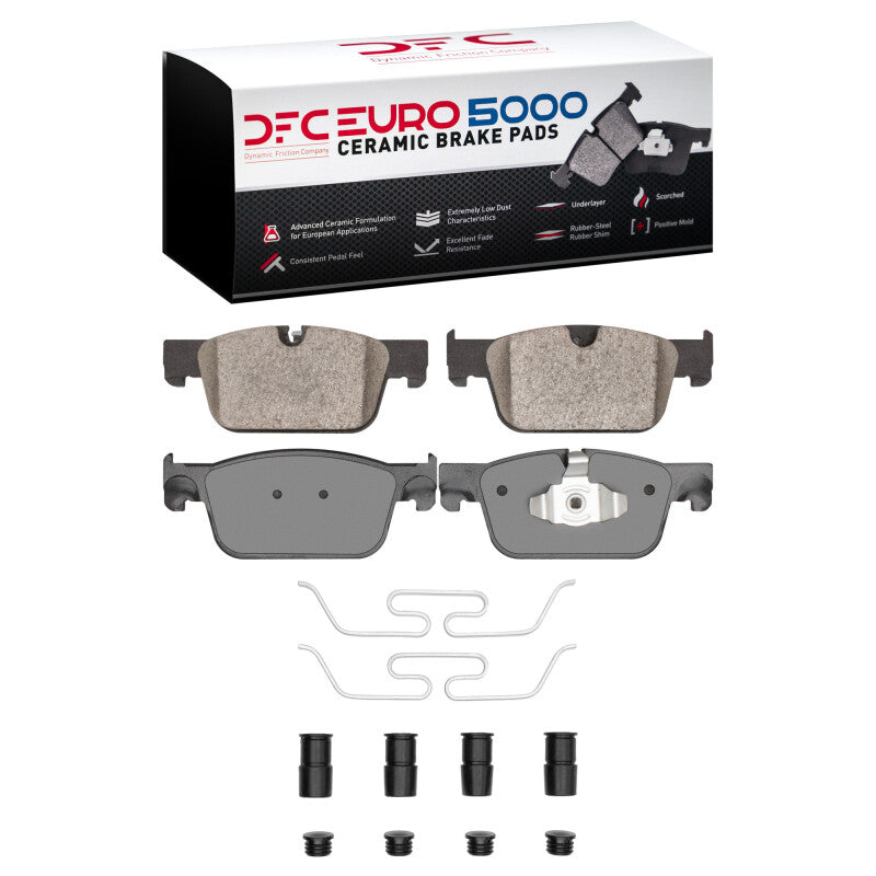 DFC 17-25 Volvo S90/V90/XC60/V60/S60 Front Euro 5000 Ceramic Brake Pads and Hardware Kit