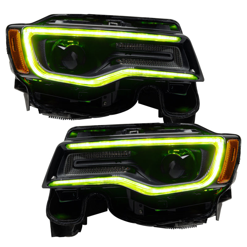 ORACLE Lighting Oracle 1421 Jeep Grand Cherokee Dynamic Headlight DRL Upgrade Kit ColorSHIFT Dynamic