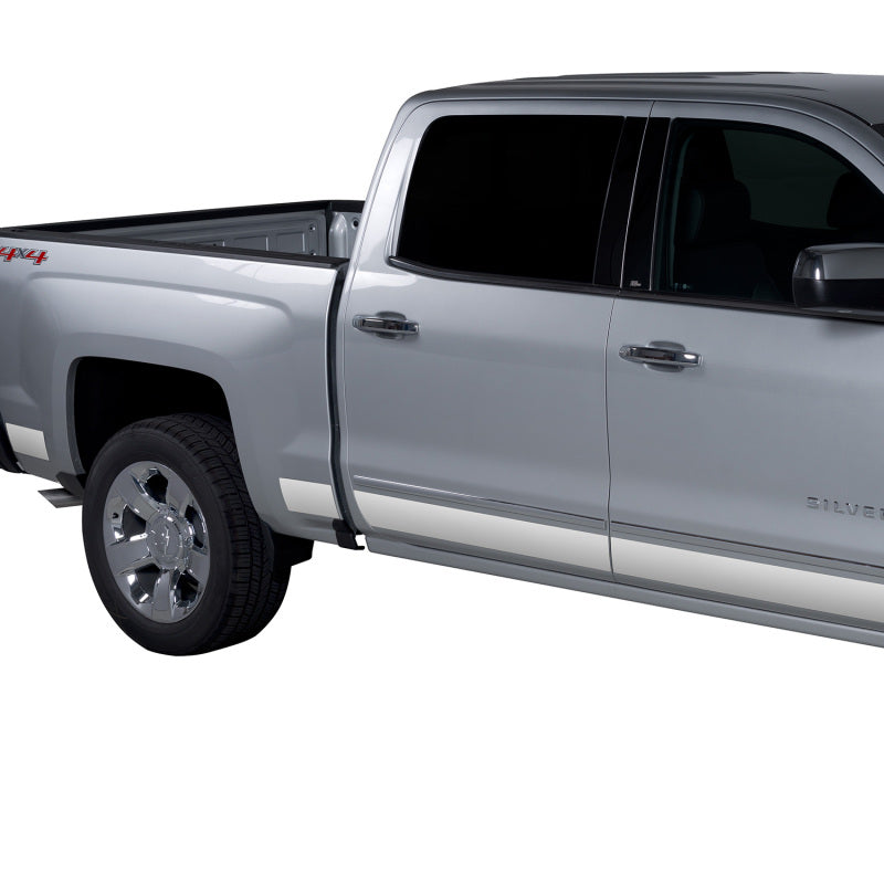 Putco 14-18 GMC Sierra LD - Crew Cab - 5.5in Bed - 10pcs Stainless Steel Rocker Panels
