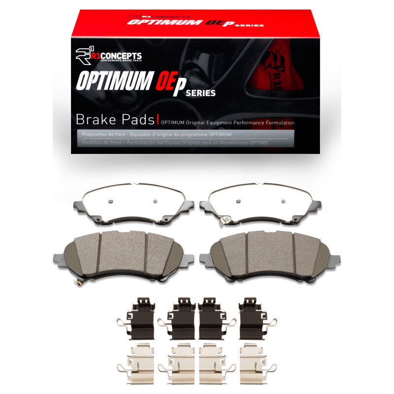 R1 Concepts R1 23-25 Nissan ARIYA Front Optimum OE Pads & Hardware Kit