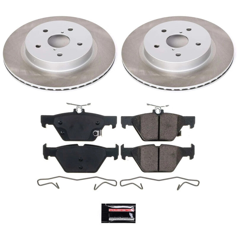 PowerStop Power Stop 16-20 Subaru WRX Rear Semi-Coated Rotor Kit