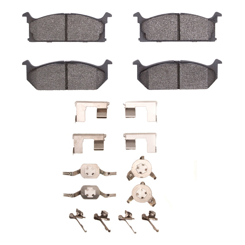 R1 Concepts R1 85-88 Chevrolet Sprint Front Semi Met Pads & Hardware Kit
