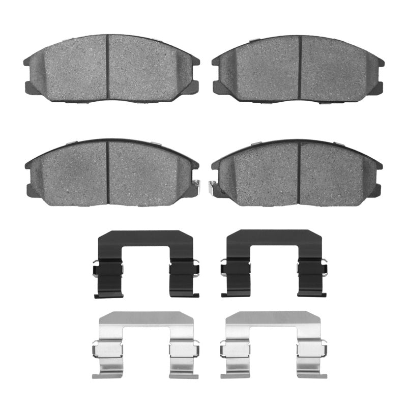 R1 Concepts R1 01-09 Hyundai Santa Fe Front Ceramic Brake Pads & Hardware Kit