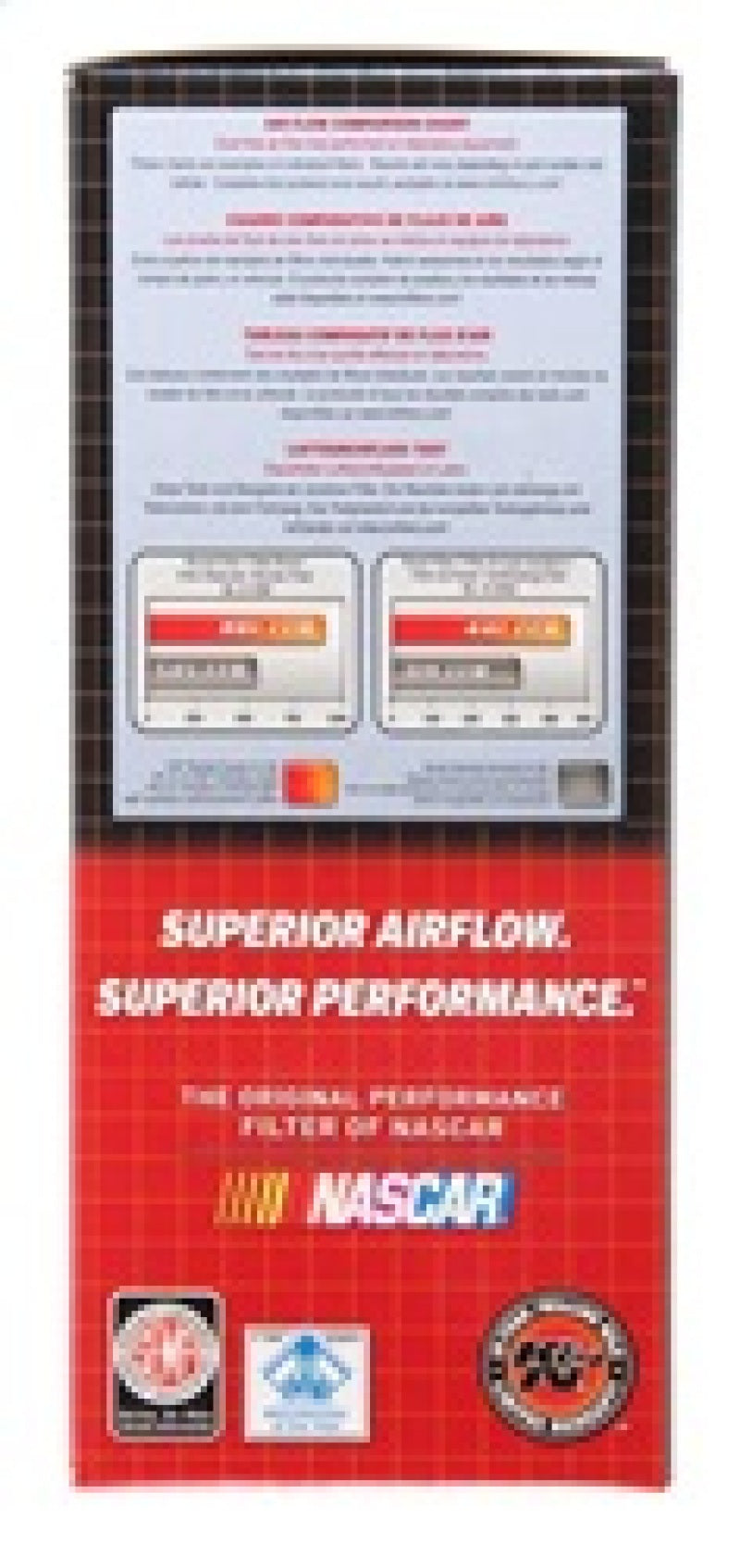 K&N Engineering K&N Replacement Air Filter AIR FILTER, CHEV CAMARO 2.8L 1985-89, 5.0L 1985-92, 5.7L 1987-92
