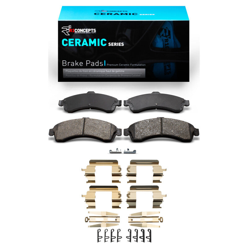 R1 Concepts R1 02-05 Buick Rainier Front Ceramic Brake Pads & Hardware Kit