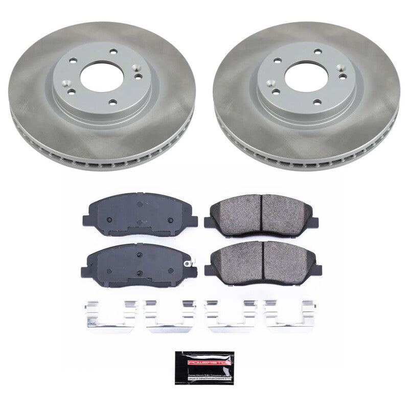 PowerStop Power Stop 07-09 Hyundai Santa Fe Front Semi-Coated Rotor Kit