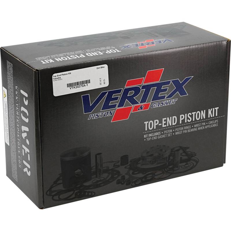 Vertex Pistons Vertex Piston 19-23 Yamaha YZ 85 85cc Top End Piston Kit