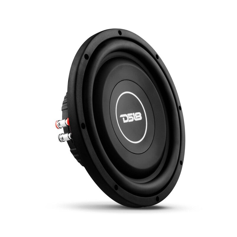 DS18 10in 200 Watts RMS 4 ohm SVC Shallow Mount Subwoofer