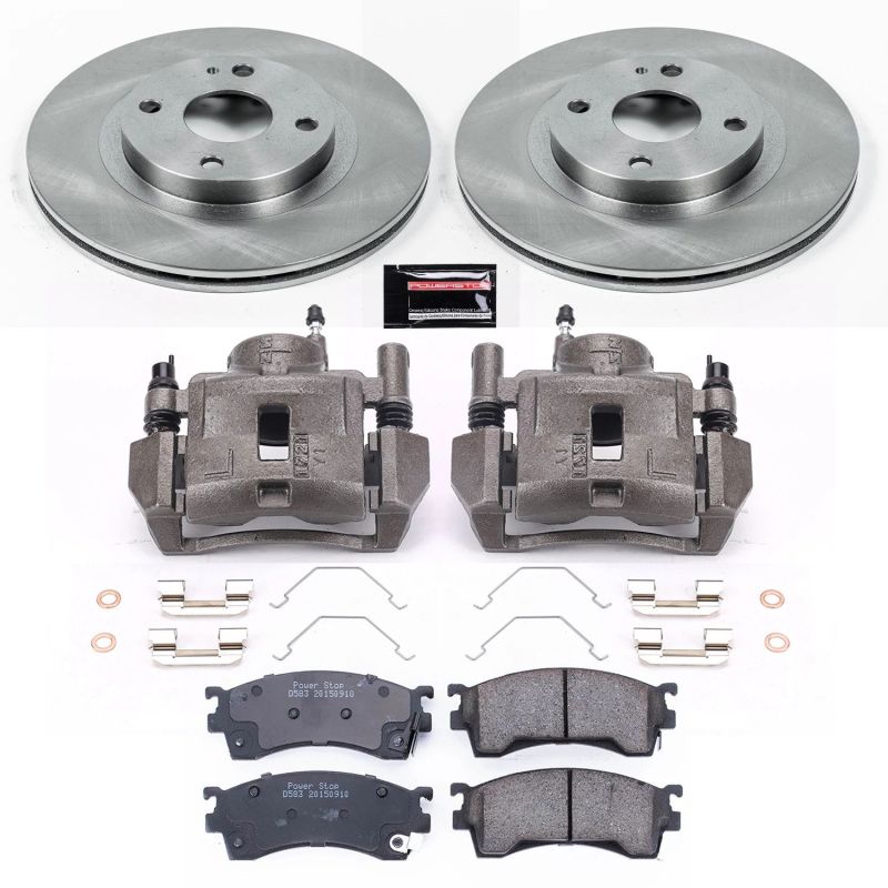 PowerStop Power Stop 99-00 Mazda Protege Front Autospecialty Brake Kit w/Calipers