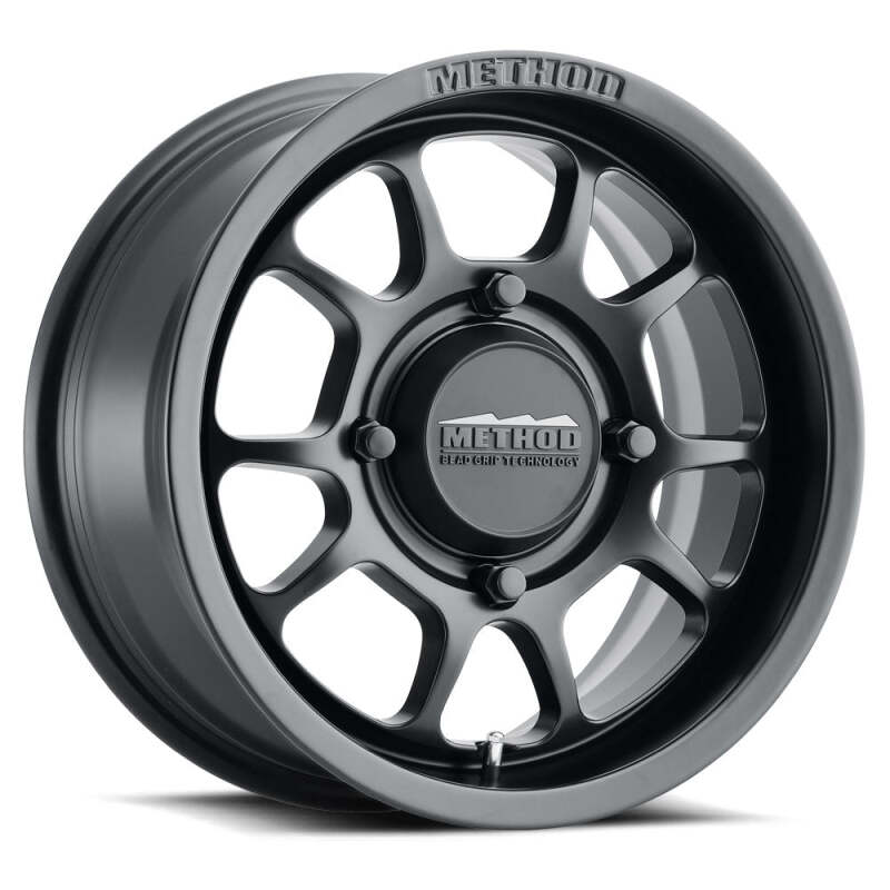 Method Wheels Method MR409 Bead Grip 15x10 / 5+5/0mm Offset / 6 x 139.7 / 78.3mm CB Matte Black Wheel