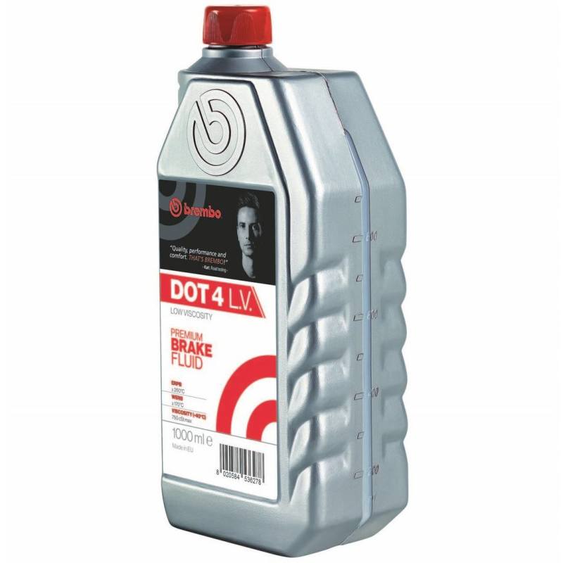 Brembo OE Brembo DOT 4 Low Viscosity Brake Fluid (1000 ML)