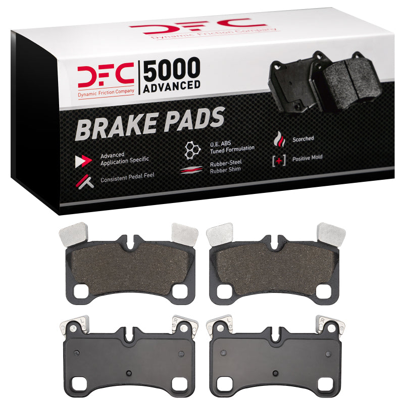 DFC 08-10 Porsche Cayenne Rear 5000 Advanced Low Metallic Brake Pads