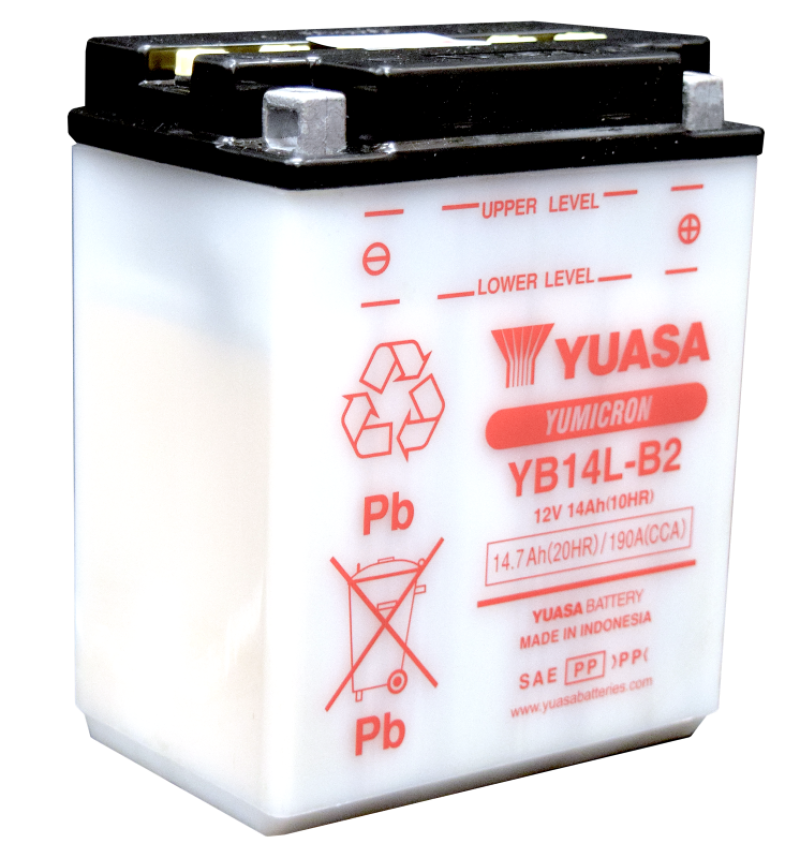 Yuasa Battery Yuasa YB14L-B2 Yumicron CX 12-Volt Battery