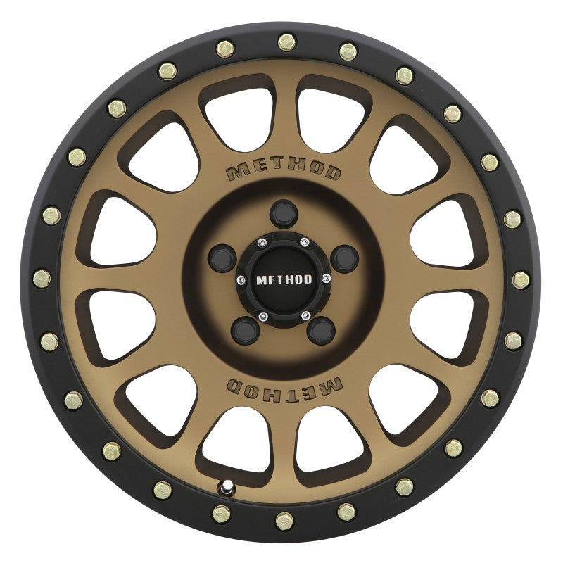 Method Wheels Method MR305 NV 18x9 0mm Offset 5x150 116.5mm CB Method Bronze/Black Street Loc Wheel