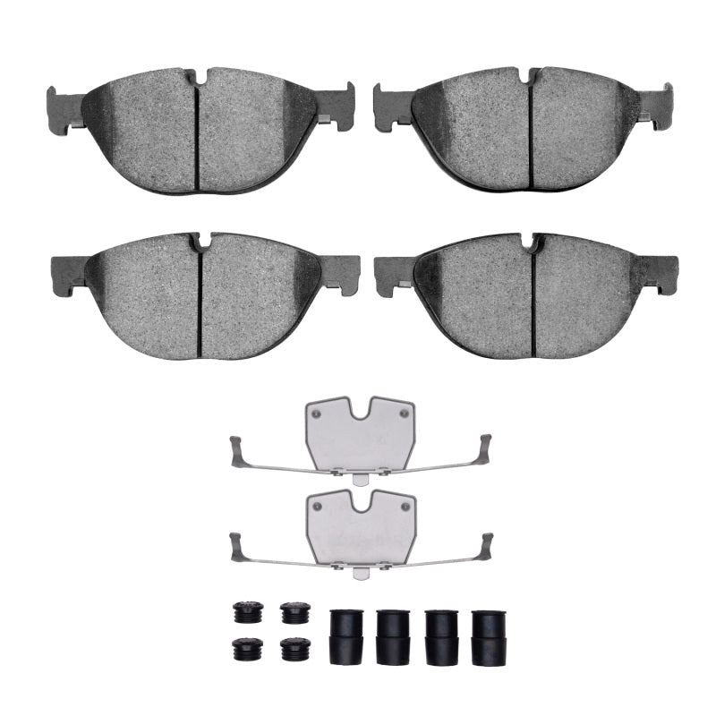 R1 Concepts R1 09-18 BMW 535I Front Semi Met Pads & Hardware Kit