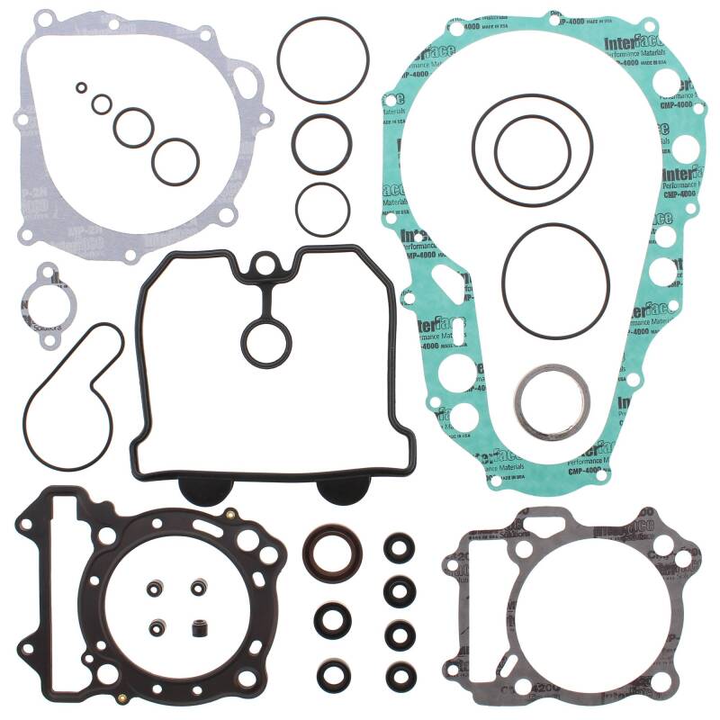Vertex Pistons Vertex Gaskets 04-08 Arctic Cat 400 DVX Complete Gasket Kit w/ Oil Seals