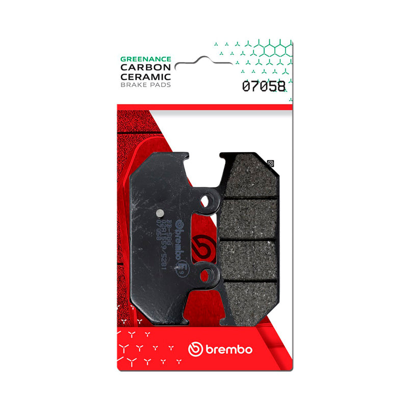 Brembo Powersports Brembo Suzuki An Burgman Carbon Ceramic Brake Pad - Rear