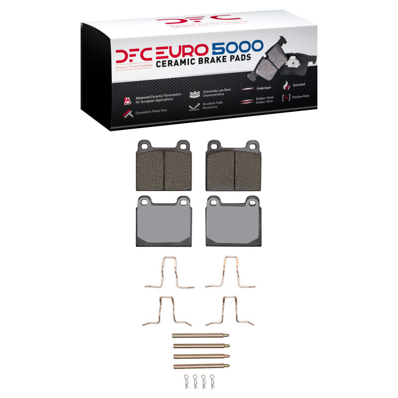 DFC 63-76 Mercedes-Benz 300SEL Front Euro 5000 Ceramic Brake Pads and Hardware Kit