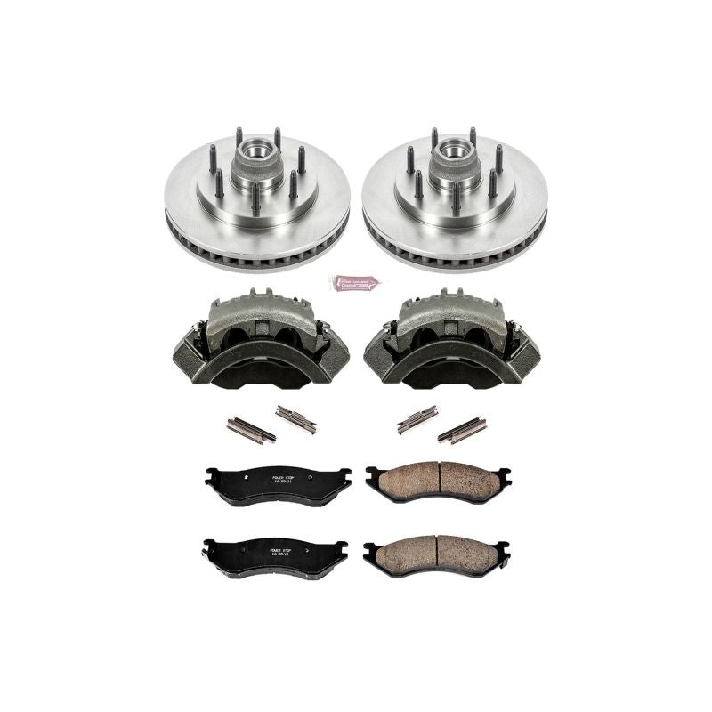 PowerStop Power Stop 97-99 Ford F-250 Front Autospecialty Kit w/Cals