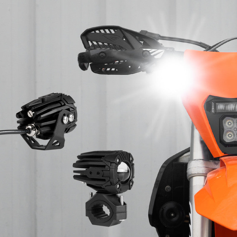 XKGLOW XK Glow 2in Dual Mode LED Driving Light Kit for Motorcycles, UTVs & ATVs