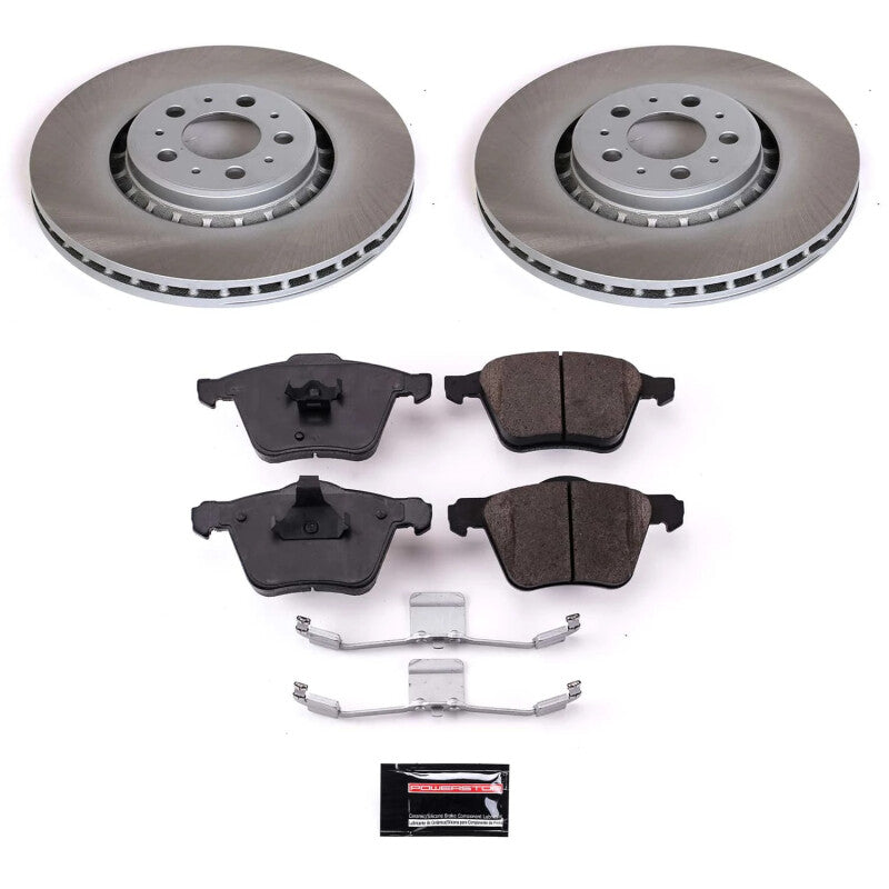 PowerStop Power Stop 03-14 Volvo XC90 Front Semi-Coated Rotor Kit