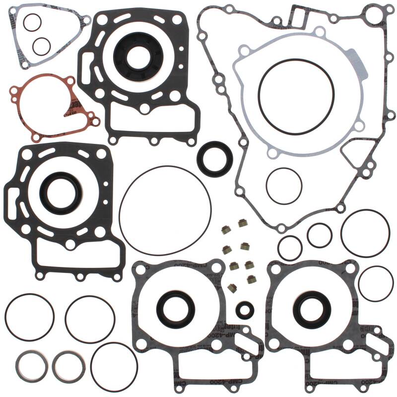 Vertex Pistons Vertex Gaskets 04-09 Kawasaki KFX 700 V-Force Complete Gasket Kit w/ Oil Seals